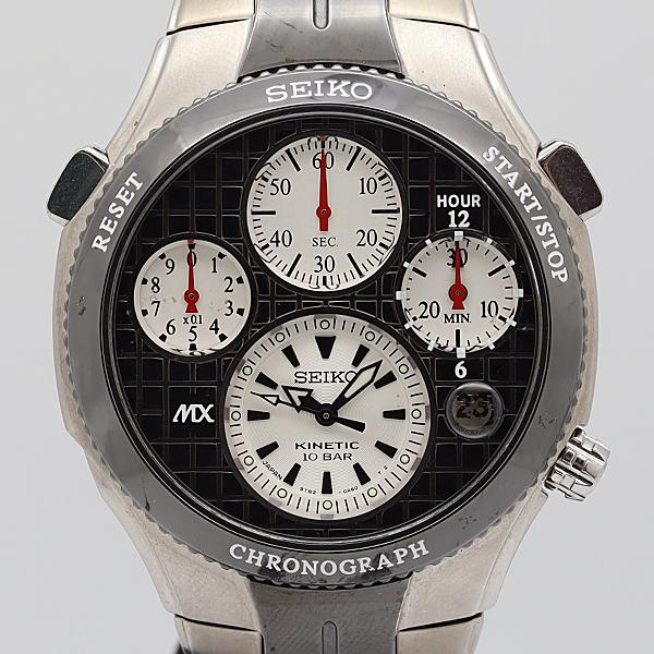 SEIKO　セイコー スポーチュラ キネティック クロノグラフ 9T82 デッドストック級 保/箱付 セイコー スポーチュラ キネティック クロノ