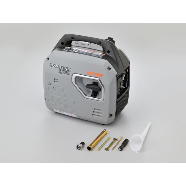 デイトナ 静音型インバーター発電機 デイジェネ1700 品番26219 デイトナ 静音型インバーター発電機 デイジェネ1700 品番26219