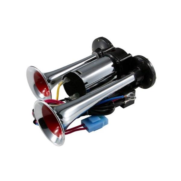 【商品コード：505856】JET INOUE/ジェットイノウエ製品になります。在庫/納期につきましてはお気軽にお問い合わせ下さい。電子ホーンのように簡単に取り付けができるエア式ヤンキーホーン登場！！エアコンプレッサー一体型ヤンキーホーン。...