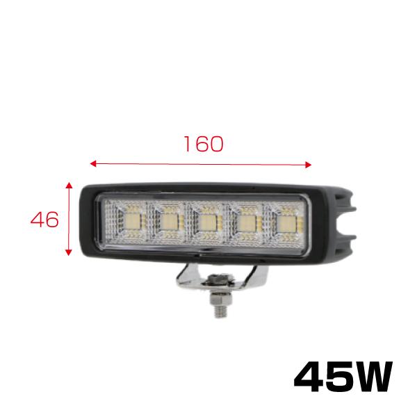 JET 526858 WL-46 LEDワークランプ 角型 45W