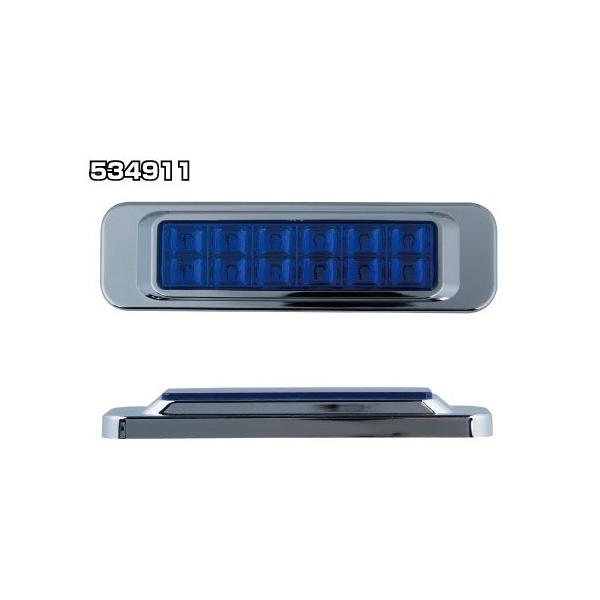 ジェットイノウエ JET 534911 LEDサイドマーカーランプ 角型 ブルー