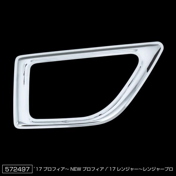 JET 572497 安全窓ガーニッシュ 日野 大型プロフィア/4t レンジャー用 クロームメッキ