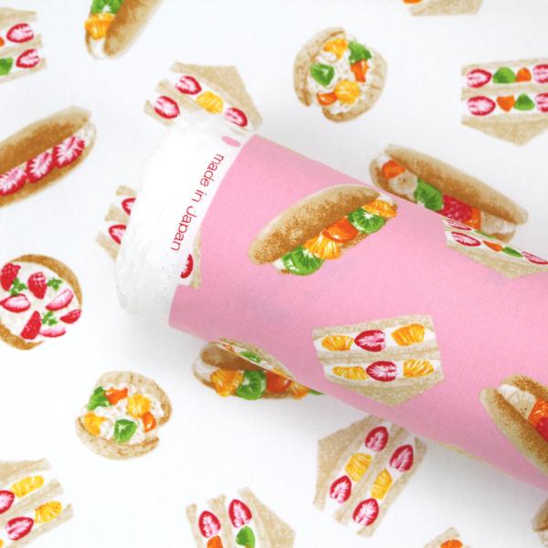 10cm単位価格 生地 布 フルーツサンド スイーツ柄 綿100 オックス 約110cm幅 手芸 ハンドメイド 手作り ゆうパケット2ｍ対応 7067 1 とらや Fabric Yahoo 店 通販 Yahoo ショッピング