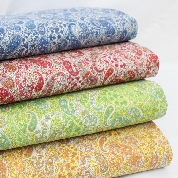 生地 布 ペイズリー柄 KOKKA 綿100％ローン 約110cm幅 手芸  