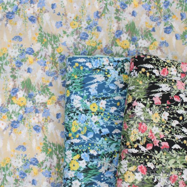 10cm単位価格 生地 布 花柄 Kokka 綿100 生地 ローン 約110cm幅 ゆうパケット3ｍ対応 Nf 1010 13 とらや Fabric Yahoo 店 通販 Yahoo ショッピング