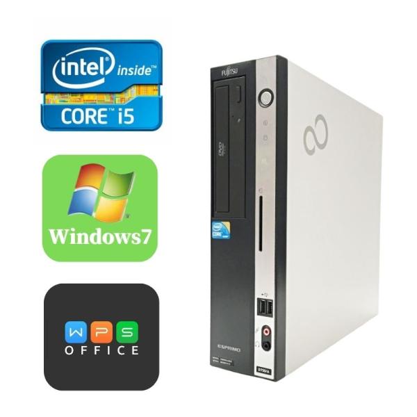 Windows7 FUJITSU ESPRIMO D750/A Corei5 ＋モニタフルHD