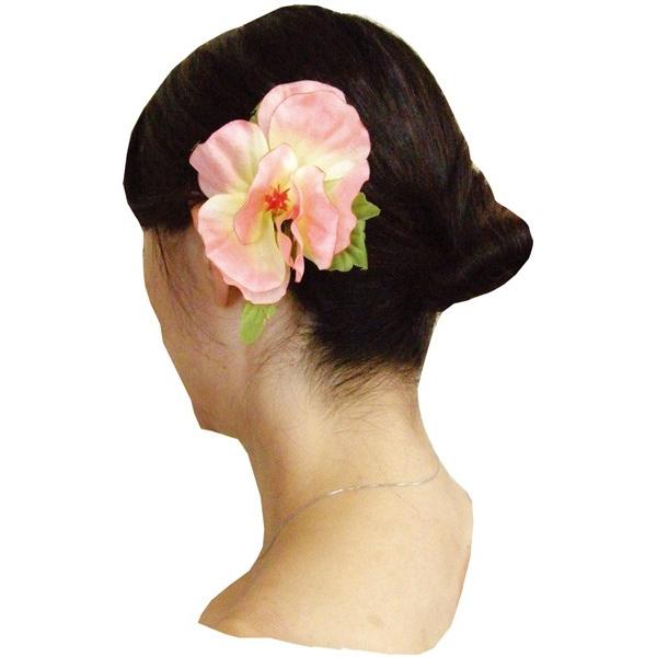 フラダンス 髪飾り ヘアクリップ Eハイビスカスシングルクリップ