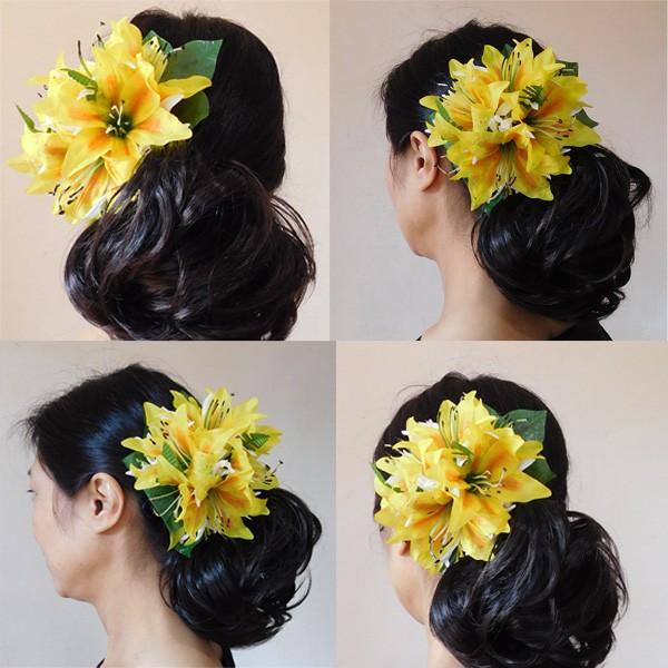 フラダンス 髪飾り ヘアクリップ タイガーリリースパイダー フラダンス 髪飾り ヘアクリップ タイガーリリースパイダー