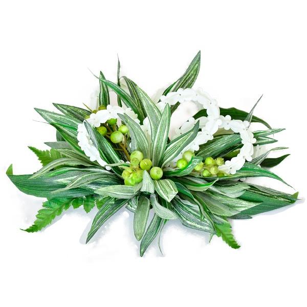 アレンジ ヘアクリップ KC-005 グリーン　緑