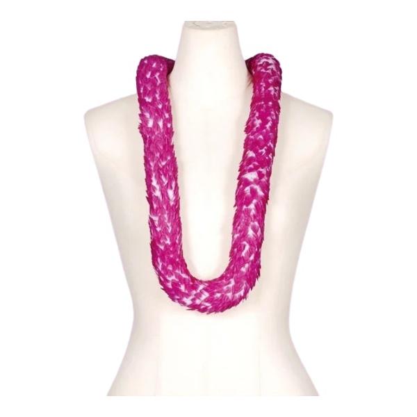 フラダンス ハワイアンレイ レイ ロビンダブルレイ パープル 紫