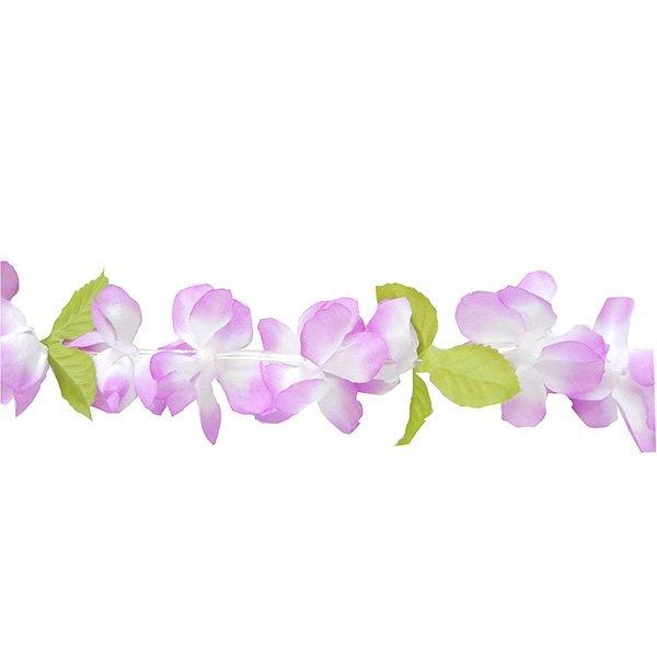 フラダンス ハワイアンレイ レイ ルアウレイ パープル 紫 : トーチ