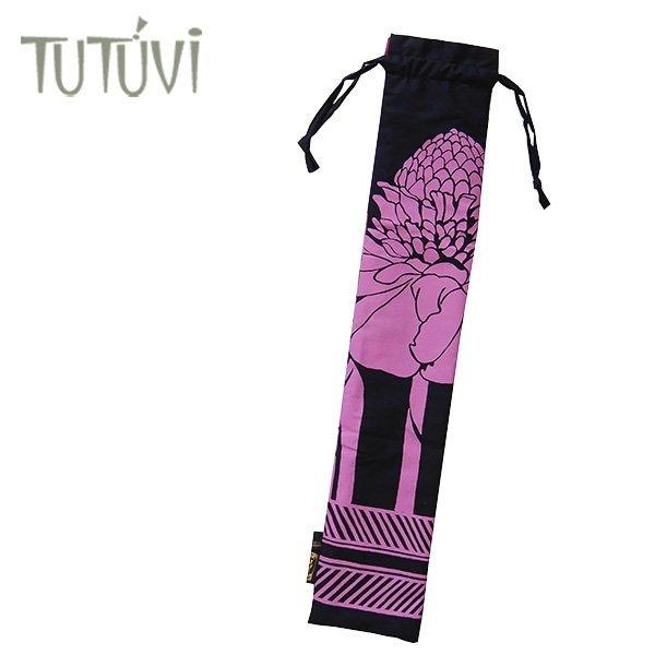 TUTUVI プイリケース1（プイリ長さ約５０ｃｍ用）　トーチジンジャー　ブラック　ピンク