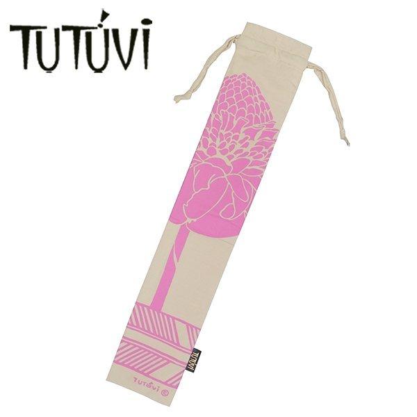 TUTUVI プイリケース1（プイリ長さ約５０ｃｍ用）　トーチジンジャー　ベージュ　ピンク