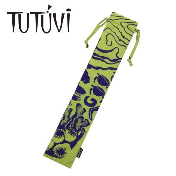 TUTUVI プイリケース1（プイリ長さ約５０ｃｍ用）　サンクチュアリ　グリーン/ネイビー
