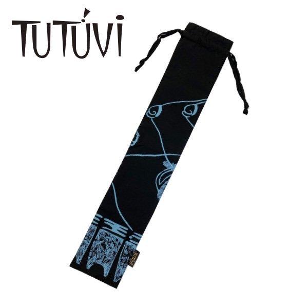 TUTUVI プイリケース1（プイリ長さ約５０ｃｍ用）　フムフム　ブラック/アクア