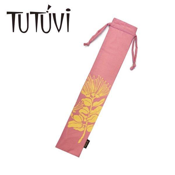 TUTUVI プイリケース1（プイリ長さ約５０ｃｍ用）　レフア　ピンク/イエロー