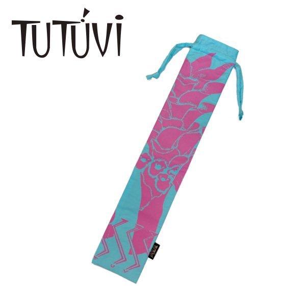 TUTUVI プイリケース1（プイリ長さ約５０ｃｍ用）　オレナ　ターコイズ/ピンク