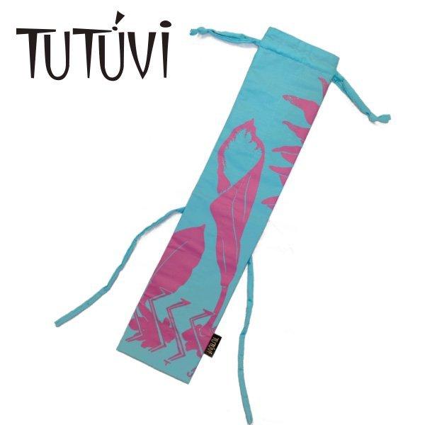 TUTUVI プイリケース2（プイリ長さ約５０ｃｍ用） オレナ ターコイズ/ピンク
