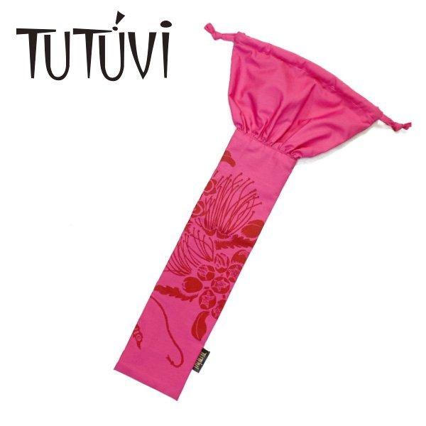 TUTUVI プイリケース３（プイリ長さ約５０ｃｍ用） ハクレイ ピンク/レッド