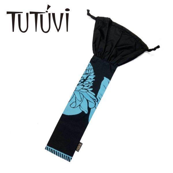 TUTUVI プイリケース３（プイリ長さ約５０ｃｍ用） トーチジンジャー ブラック/ブルー　黒青