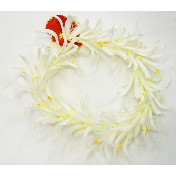 フラダンス レイ ハク 髪飾り スパイダーリリーヘッドバンド