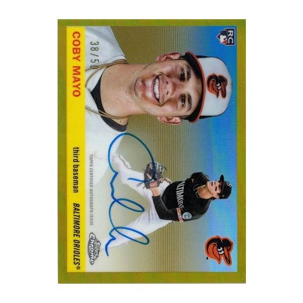 Topps Coby Mayo/コービー・メイヨ Gold Refractor 38/50 Autograph