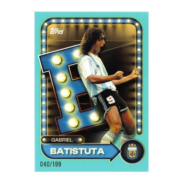 2026 Argentina Gabriel Batistuta/ガブリエル・バティストゥータ 040/199 NAME IN LIGHTS Collector Tin
