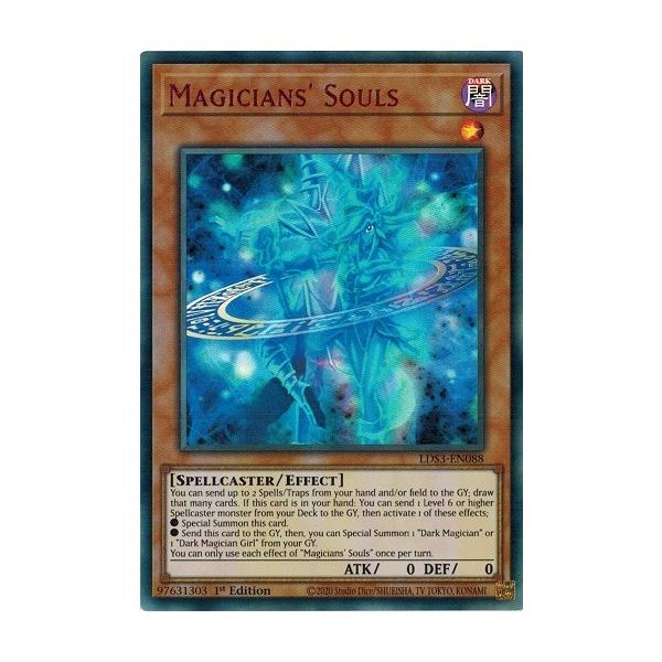 【英語版】マジャンズ・ソウルズ　シークレットレア コナミデジタルエンタテインメント 遊戯王 英語(EU版) LDS3-EN088