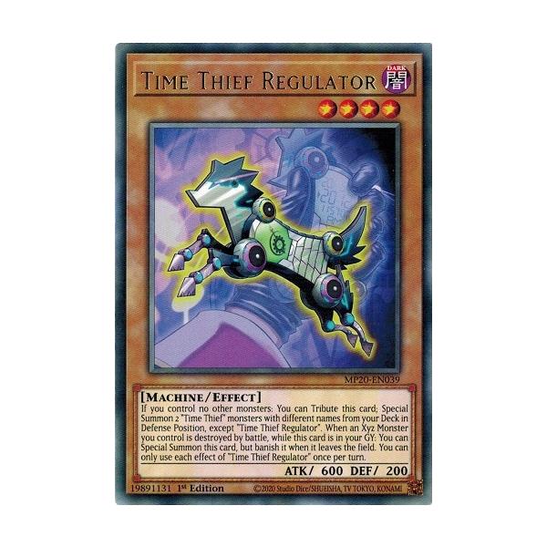遊戯王 Mp En039 クロノダイバー レギュレーター Time Thief Regulator レア Eu 1st Mp En039 トレカ道 通販 Yahoo ショッピング