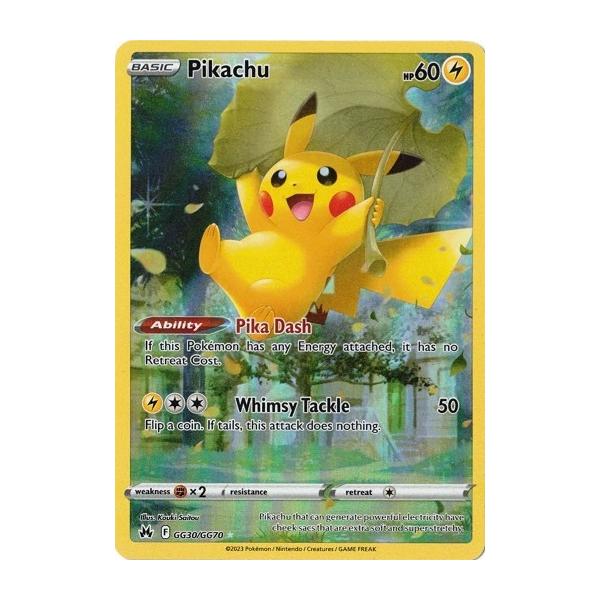 【海外版】ポケモンカード GG30/GG70 ピカチュウ/Pikachu (Holo