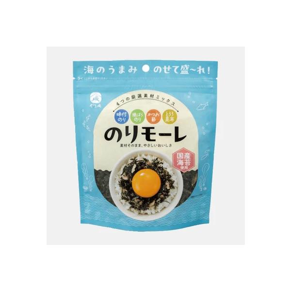 やま磯　のりモーレ　15g　国産海苔使用　ふりかけ　味付けのり　焼ばらのり　かつお節　とろろ昆布　※包装不可商品