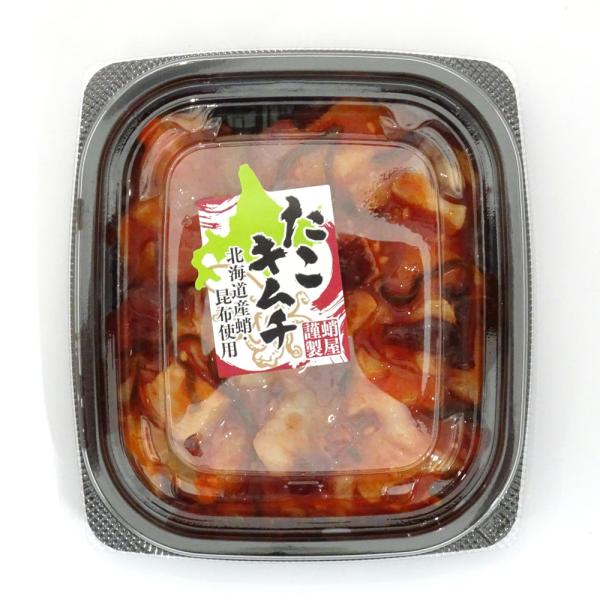 北海道産蛸・昆布を使用、特製キムチダレで仕上げています。※包装不可商品です。[原材料]たこ（北海道産）、調味たれ（米発酵調味料、魚介エキス、唐辛子、醸造酢、砂糖、魚醤、ごま、しょうが、にんにく）、砂糖、昆布（北海道産）、食塩、みりん／ソルビ...