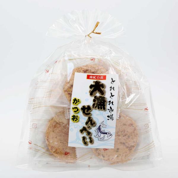 とれとれ市場大漁せんべい かつお味（8枚入）【小】※包装不可商品
