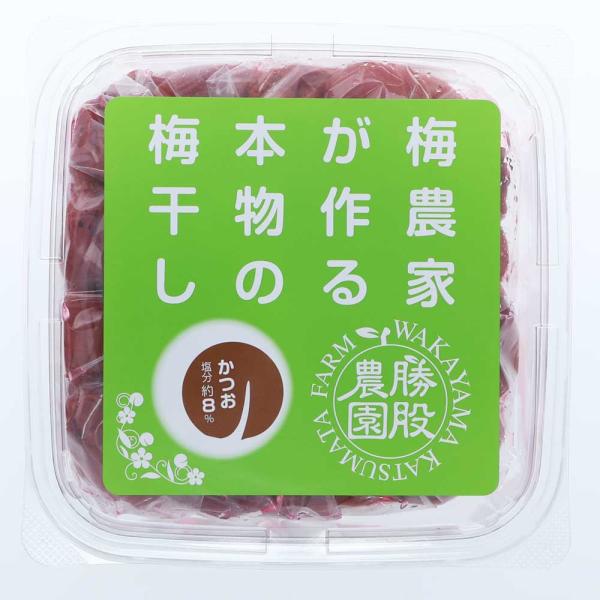 梅農家が作る本物の梅干し　勝股農園　つぶれ梅　かつお梅　600g（塩分約8％）　※包装不可商品