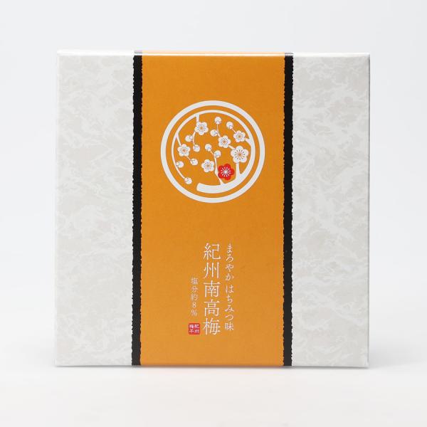 紀州梅本舗　紀州南高梅　まろやかはちみつ味　160ｇ（塩分約8％）　※化粧箱入