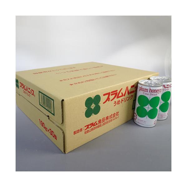 プラム食品　プラムハニップ　190g×30缶入　うめドリンク　果汁10％