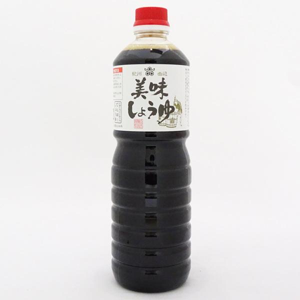 天王醸造 美味しょうゆ　1L　ペットボトル　