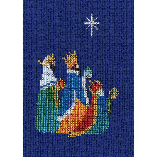 Bothy Threads NXXeb`hJLbg "Christmas Card - Three Kings" CDX12 (Ol̉) {V[XbY yCO/[40`80xz