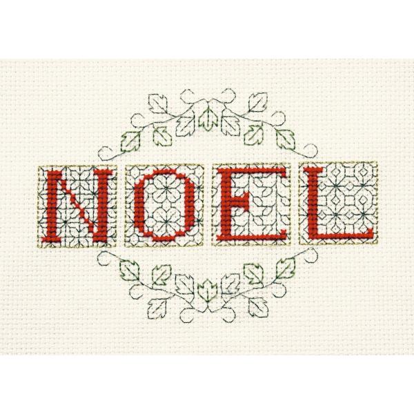 Bothy Threads NXXeb`hJLbg "Christmas Card - Noel" CDX19 (mG) {V[XbY yCO/[40`80xz