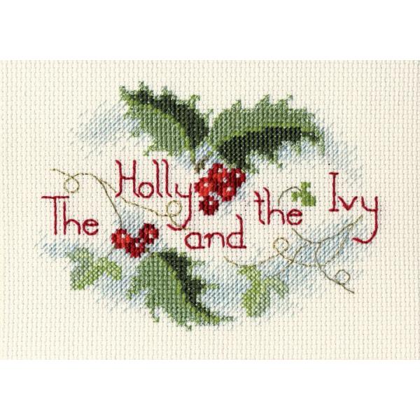 Bothy Threads NXXeb`hJLbg "Christmas Card - The Holly And The Ivy" CDX22 (qCMƒ) {V[XbY yCO/[40`80xz
