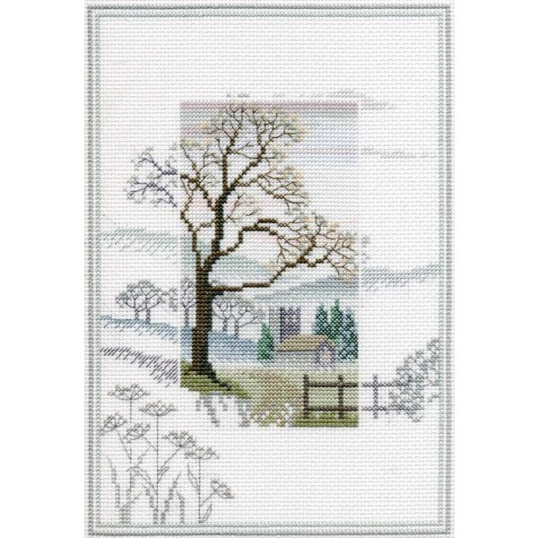 Bothy Threads NXXeb`hJLbg "Misty Mornings - Winter Tree" MM1 {V[XbY yCO/[40`80xz