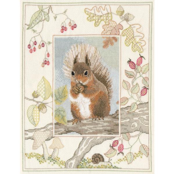 Bothy Threads NXXeb`hJLbg "Wildlife - Red Squirrel" (L^X) WIL4 {V[XbY yCO/[40`80xz