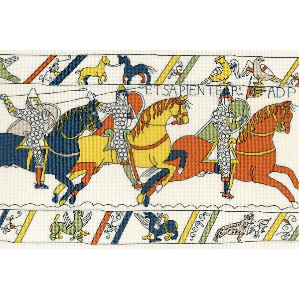 Bothy Threads NXXeb`hJLbg "Bayeux Tapestry - The Cavalry" XBT2 {V[XbY yCO/[40`80xz