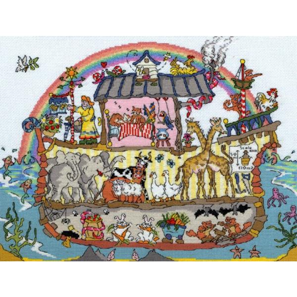 Bothy Threads NXXeb`hJLbg "Cut Thruf Noahfs Ark" (mA̔M) XCT5 {V[XbY yCO/[40`80xz