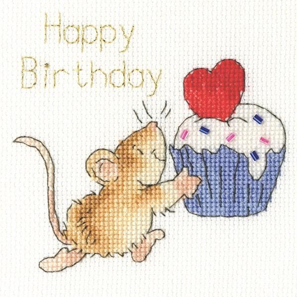 Bothy Threads NXXeb`hJLbg "Greeting Card - Sprinkles On Top" XGC22 (o[Xf[J[h) {V[XbY yCO/[40`80xz