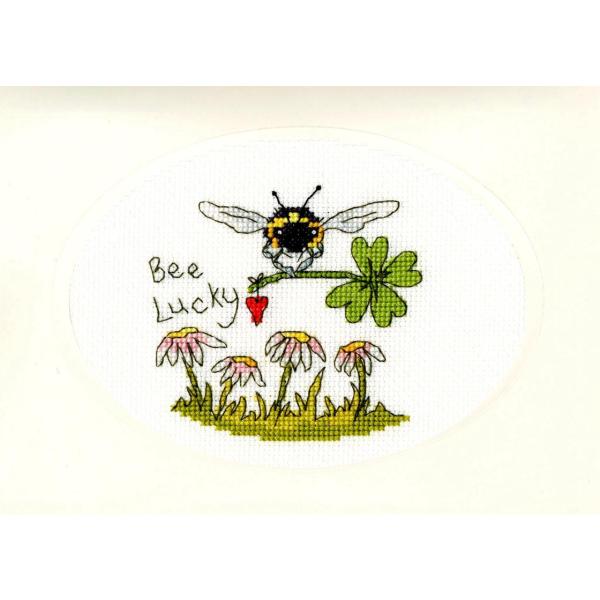 Bothy Threads NXXeb`hJLbg "Greeting Card - Bee Lucky" XGC26 (O[eBOJ[h) {V[XbY yCO/[40`80xz