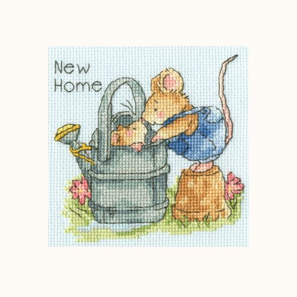 Bothy Threads NXXeb`hJLbg "Greeting Card - Welcome Home" XGC37 (O[eBOJ[h) {V[XbY yCO/[40`80xz