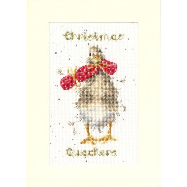 Bothy Threads NXXeb`hJLbg "Christmas Card - Christmas Quackers" XMAS48 {V[XbY yCO/[40`80xz
