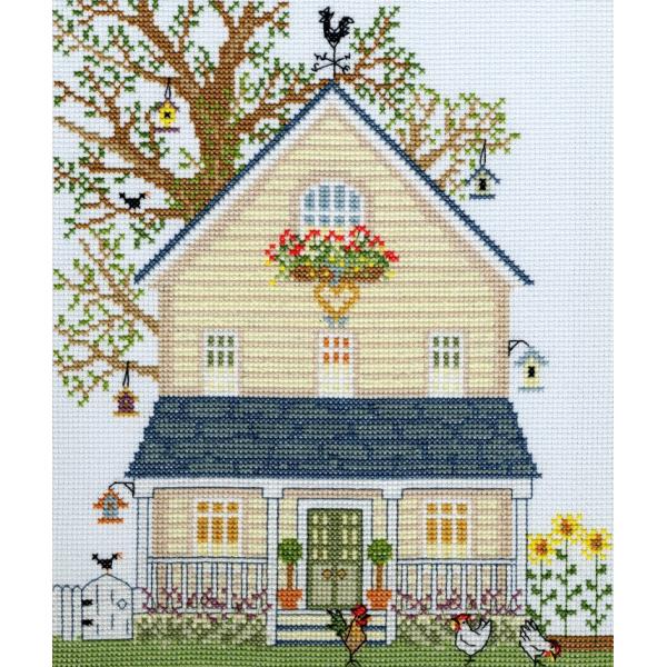 Bothy Threads NXXeb`hJLbg "New England Homes : Summer" XSS2 j[COh̉: {V[XbY yCO/[40`80xz