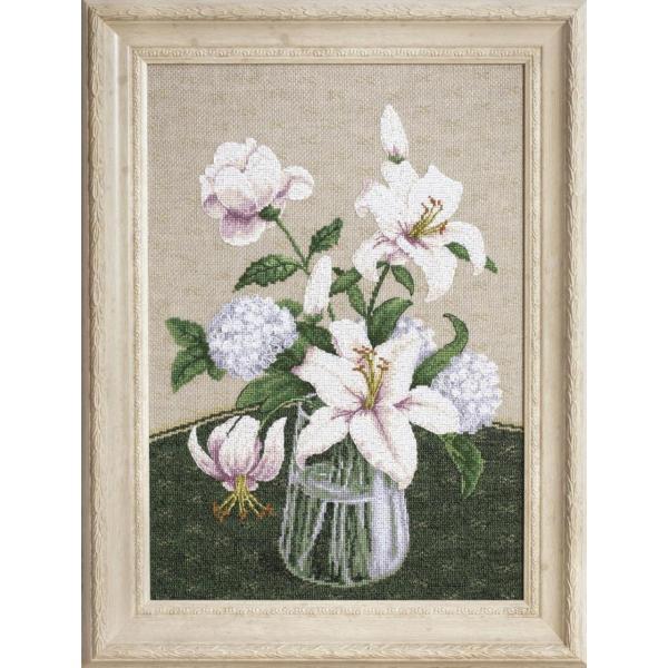 CHARIVNA NXXeb`hJLbg M-280 "Mystery of white flowers" `ui yCO/[50`100xz